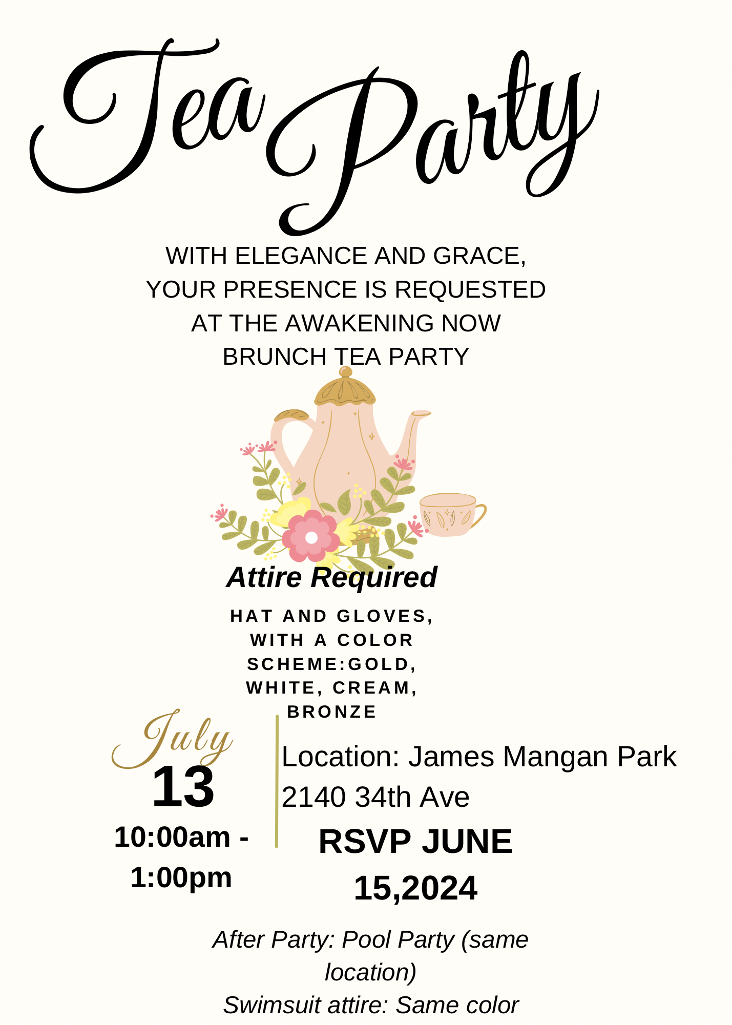 photo of awakeningNow events TeaParty